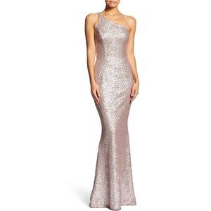 Dress the Population Pink Sequin Gown